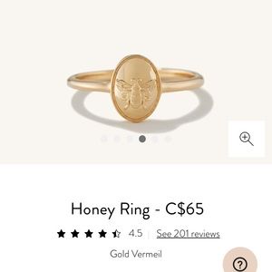 Mejuri Honey Ring size 5